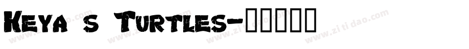 Keya s Turtles字体转换